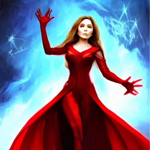 elizabeth olsen scarlet witch concept art