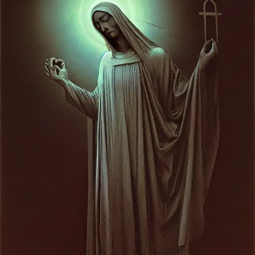 Image similar to our lady of sorrows by zdzisław beksinski, by zdzisław beksinski, by zdzisław beksinski, by zdzisław beksinski, by zdzisław beksinski