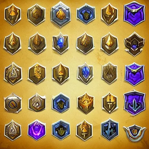 Prompt: world of Warcraft new Paladin spell icons
