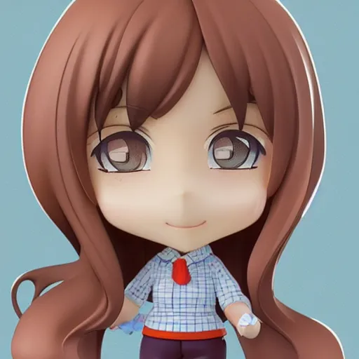 Prompt: beautiful super flat concept art portrait of face detailing cute nendoroid girl in the style of Julian Opie, toon rendering, close-up, no shade, modern art, kyoto animation, 3/4 view