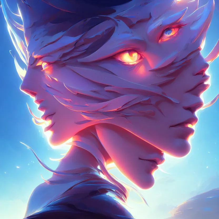 Prompt: hyper detailed ultra sharp of a beautiful fractal faces. behance hd by jesper ejsing, by rhads, makoto shinkai and lois van baarle, ilya kuvshinov, rossdraws radiating a glowing aura global illumination ray tracing hdr, 8 k