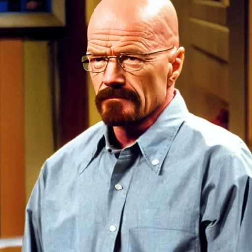 Image similar to walter white in a 9 0 s sitcom