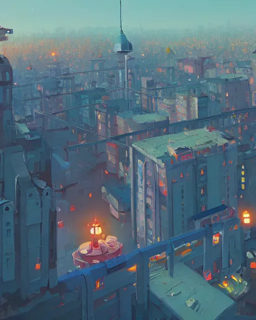 Image similar to painting of kyiv city, detailed, by simon stalenhag, cory loftis, james gilleard, atey ghailan, makoto shinkai, goro fujita, studio ghibli, rim light, exquisite lighting, clear focus, very coherent, plain background, soft painting