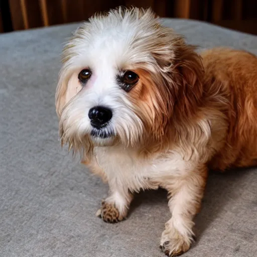 Image similar to dog in a form of a bread loaf