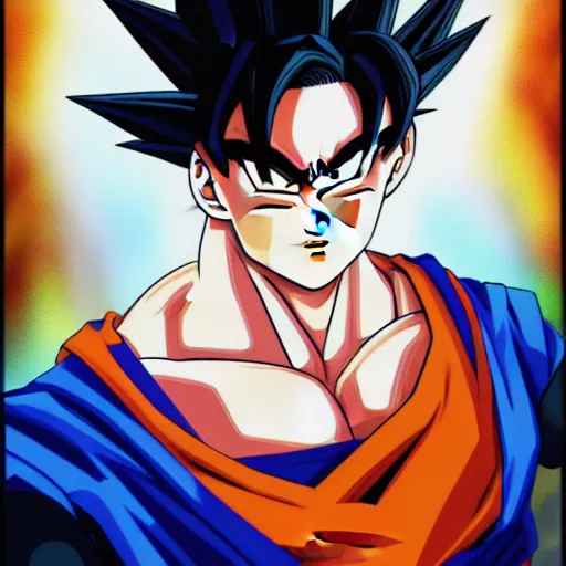 A potrait of a Goku, digital painting, by Kevin | Stable Diffusion