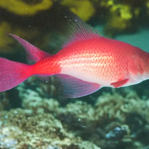 Prompt: photo of ponyo as a real fish