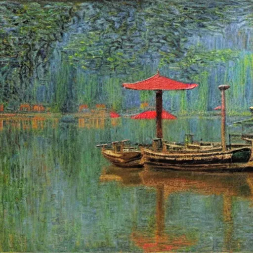 Prompt: yangzhou in the style of monet