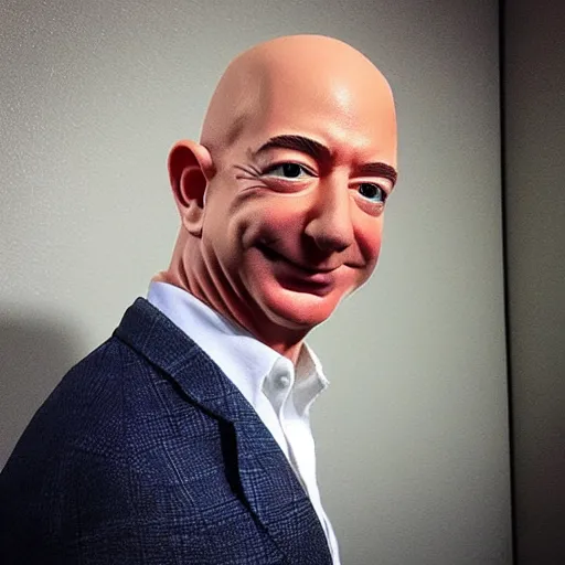 Image similar to “ very very intricate photorealistic jeff bezos funko pop, detailed studio lighting, award - winning crisp details ”