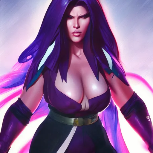 Image similar to psylocke as a street fighter character, cg animation, capcom, realistic, character select portrait, by artgerm, greg rutkowski, alphonse mucha, 3 d