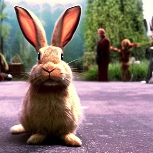 Image similar to a rabbit in the movie The Irony of Fate
