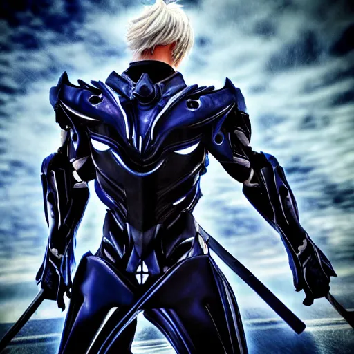 Image similar to raiden from metal gear rising : revengeance, photography