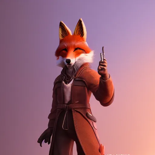 Image similar to rpg character design, anthropomorphic fox wearing kitsune mask, in the style of killian eng kawase hasui, 3 d render, artstation trending, 8 k, octane render, photorealistic, volumetric lighting caustics, surreal