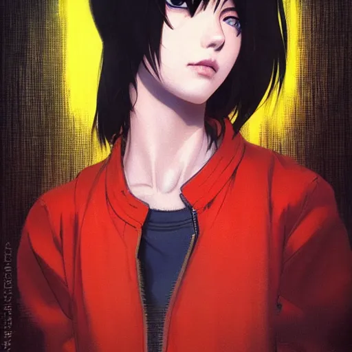 Image similar to pablo pascal portrait, manga, realistic shaded perfect face, fine details. anime. realistic shaded lighting poster by ilya kuvshinov katsuhiro otomo ghost - in - the - shell, magali villeneuve, artgerm, jeremy lipkin and michael garmash and rob rey