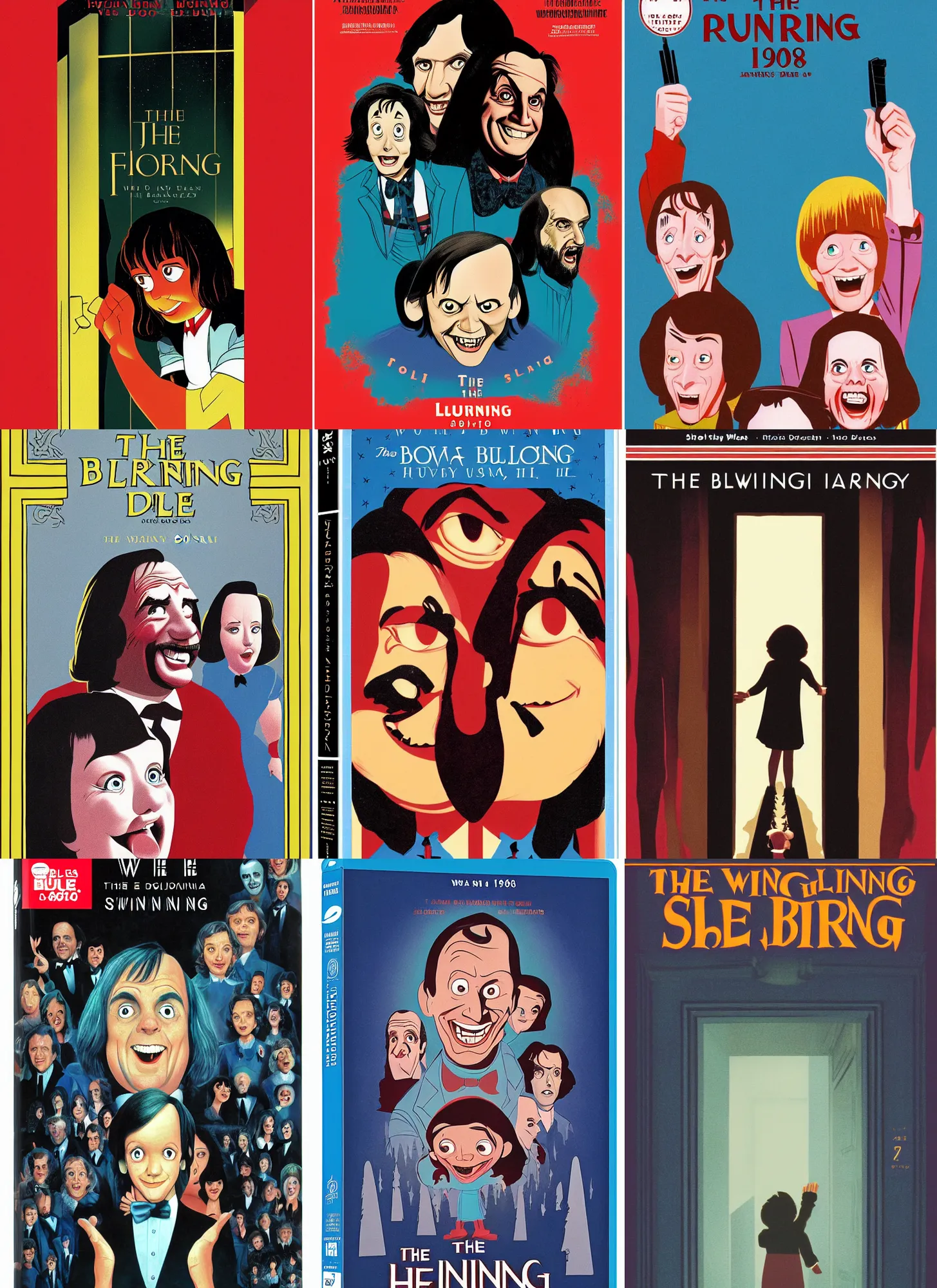 Prompt: The Shining (1980), Walt Disney Animation Studios, Blu Ray cover USA