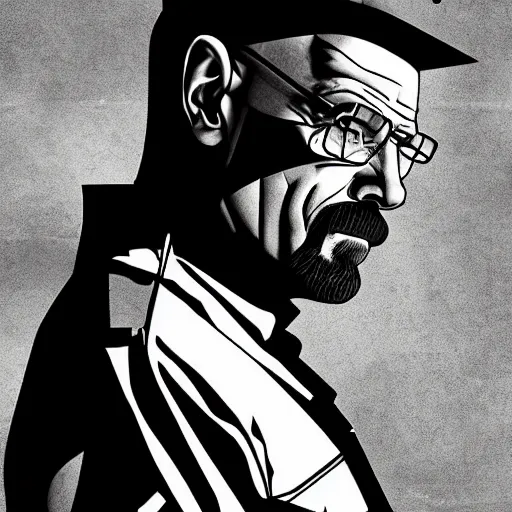 Prompt: Walter white as the punisher digital art 4k detailed super realistic