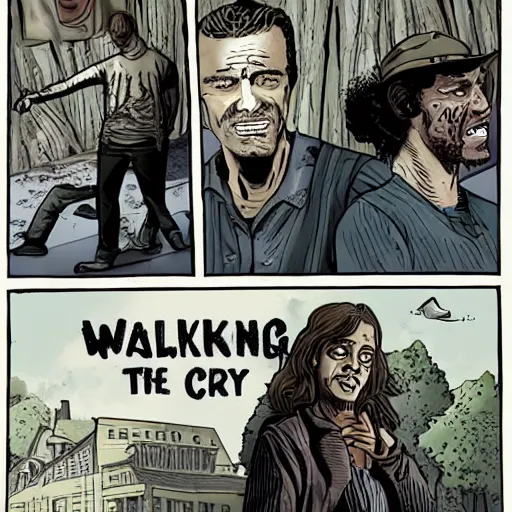 Image similar to The basis of CRM in The Walking Dead