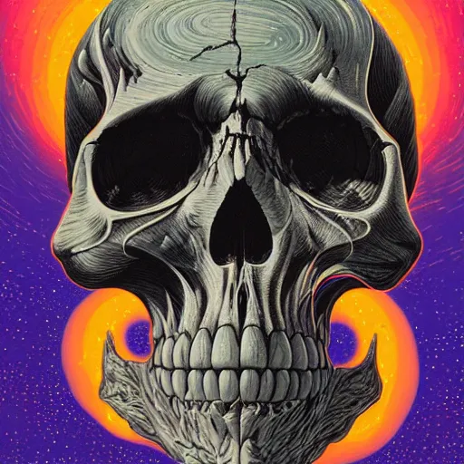 Image similar to ngc 3132 melting mysterious skull landscape by Casey Weldon, dan mumford 8k ultra high definition, upscaled, edge of the world, image credit nasa nat geo