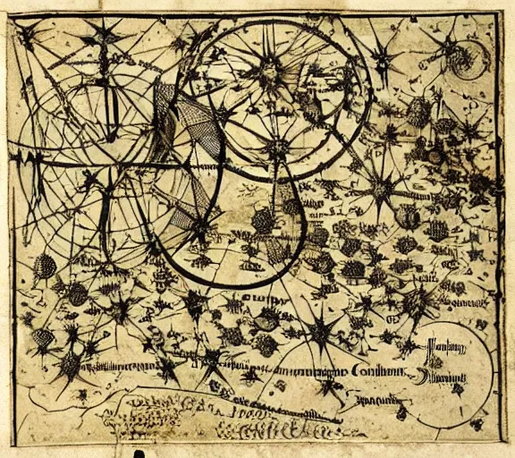 1561 celestial phenomenon over Nuremberg | Stable Diffusion