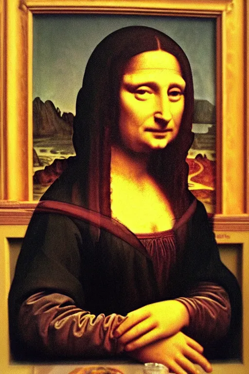 Image similar to Homer Simpson as Mona Lisa,