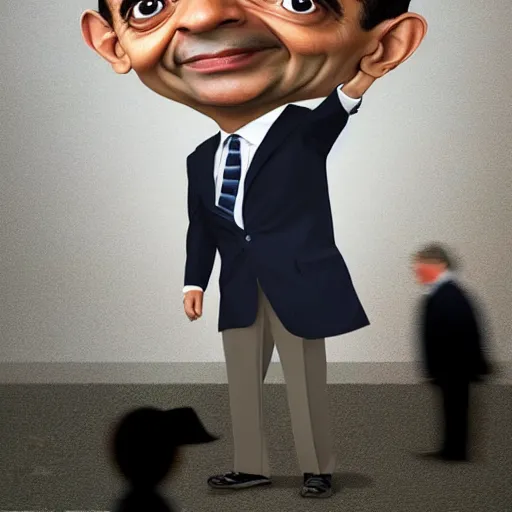 Prompt: Mr Bean as Obama