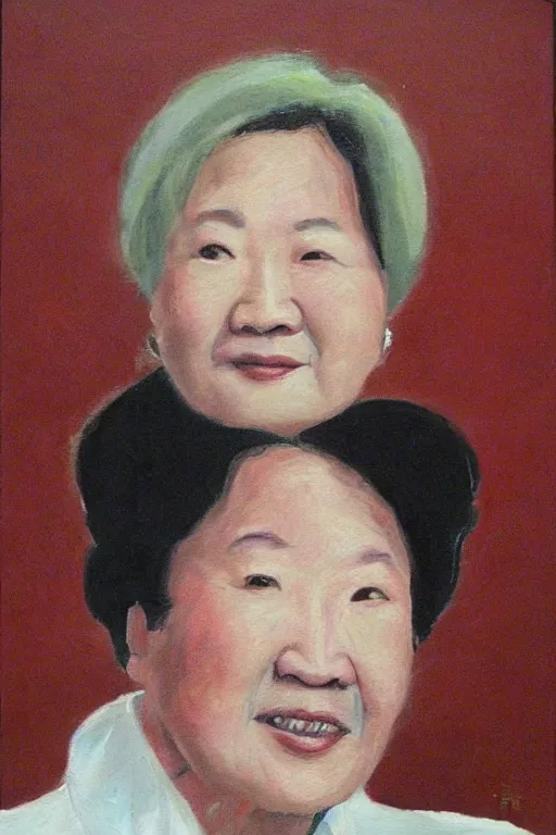 Image similar to portrait in the style of artist jackie cai
