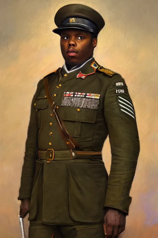 Image similar to full body portrait of the dictator of the toronto raptors, kyle lowry 1 8 8 9, in full military garb, oil on canvas by william sidney mount, trending on artstation