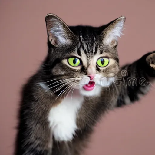 Image similar to cat dancing stock image