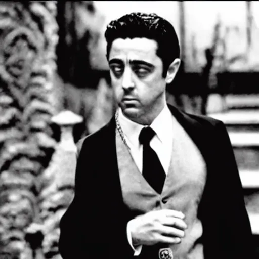 Image similar to still of xavi hernandez as michael corleone in the godfather