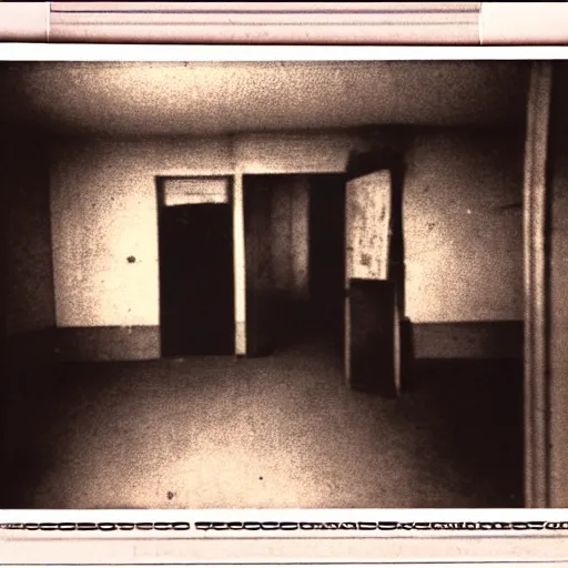 Prompt: terrifying thin man in the corner of a dark room, creepypasta, blurry camera photo