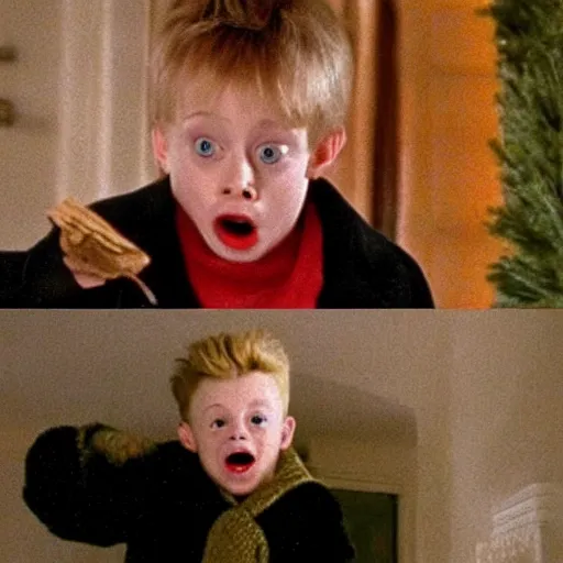 Image similar to home alone movie scene