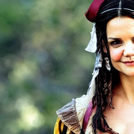 Image similar to katie holmes as a pirate,