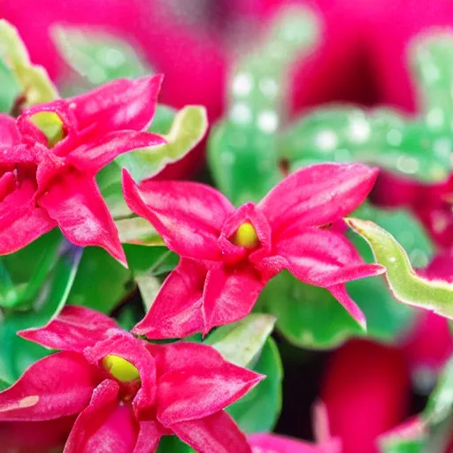 Image similar to christmas cactus flowers