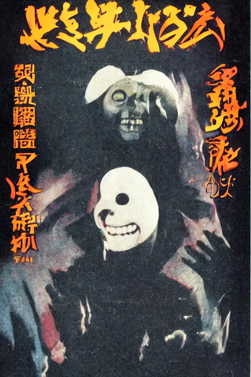 Image similar to boogey man japanese vhs tape cover art