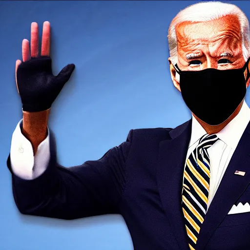 Image similar to Joe Biden in a Mortal Kombat 11 cut scene