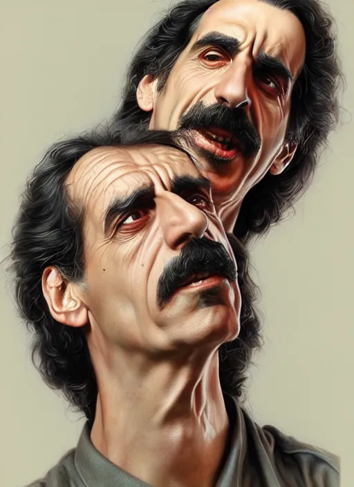 Image similar to frank zappa, digital artwork by artgerm and lily abdullina, wpol and sarasti, donato giancola and android jones, artstation