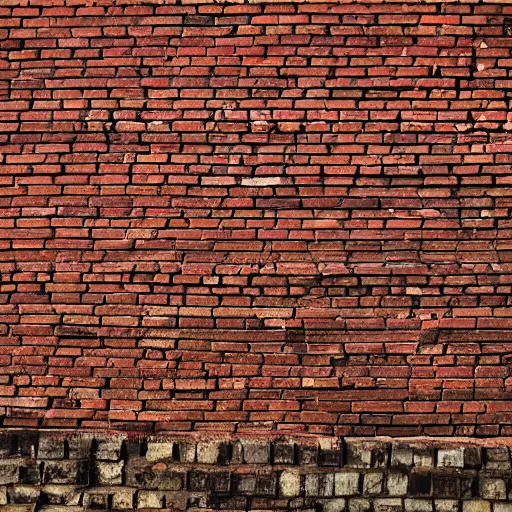 Image similar to a brick wall where each brick is a different colour wide angle shot