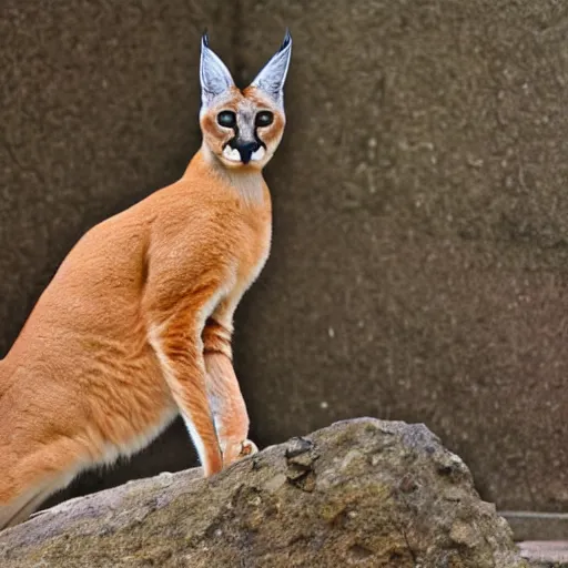 Prompt: Caracal chicken