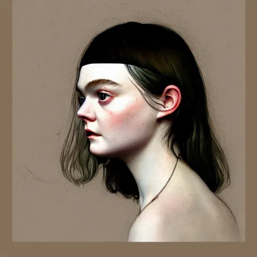 Image similar to symmetry!! portrait of elle fanning in prey in the world of andrew wyeth, horror, fashion, dark!! intricate, elegant, highly detailed, digital painting, artstation, concept art, smooth, sharp focus, illustration, art by artgerm and frank frazetta and peter paul rubens