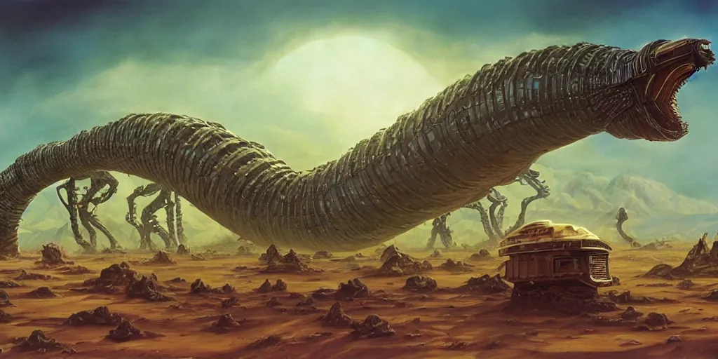 Von Milano - Bul'eser - Giant Alien Sandworm