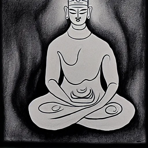 Image similar to zen, ink