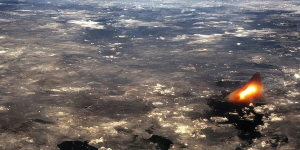 Image similar to of earth from a after world wide nuclear war