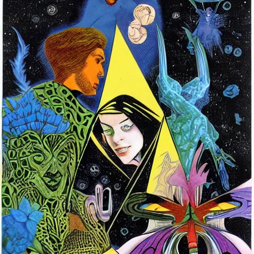 Image similar to leo and diane dillon art