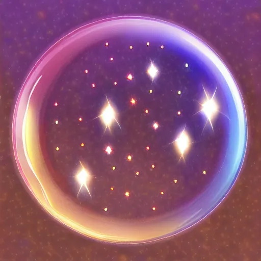 Prompt: Shiny Bubble by Inkysky