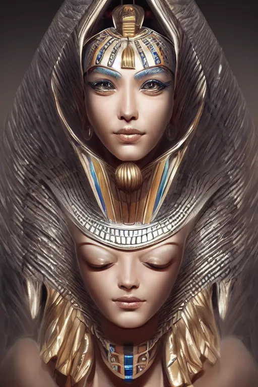 photorealitic portrait god Diffusion with of | goddess isis | Stable OpenArt anubis