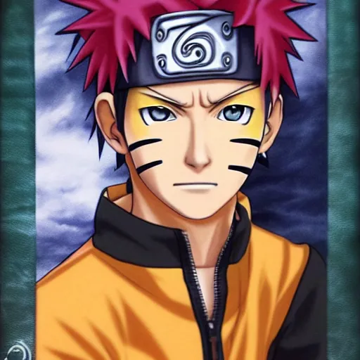 Prompt: Realistic portrait of Naruto Uzumaki from the anime Naruto