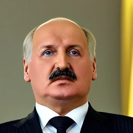 Image similar to Alexander Lukashenko as the world's mastermind