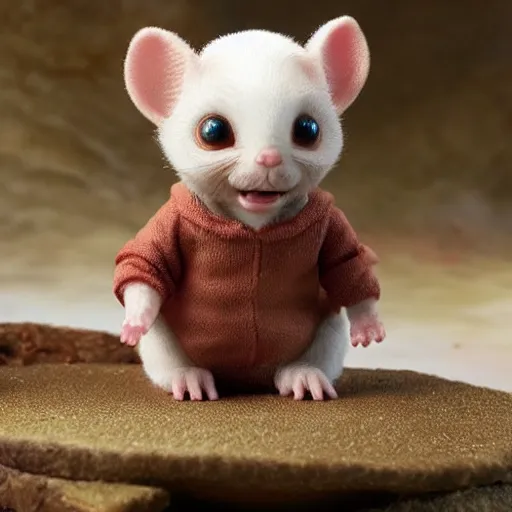 Image similar to gollum as a calico critters