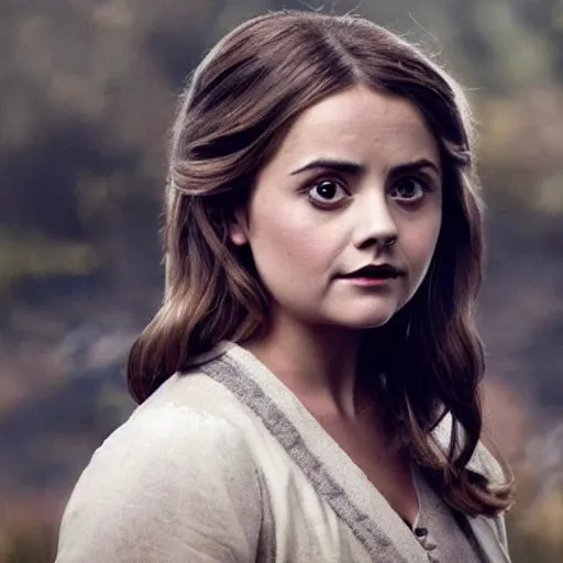 Image similar to jenna coleman as a beautiful witch