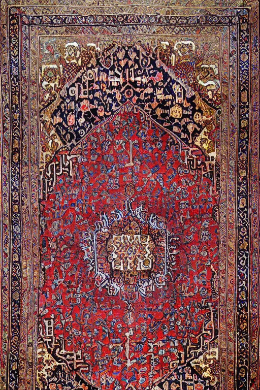 Image similar to arabic carpet, beautiful design