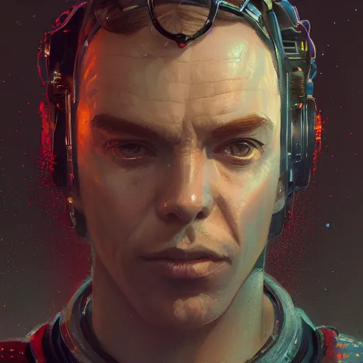 Prompt: highly detailed portrait of 🤖 in gta v, stephen bliss, unreal engine, fantasy art by greg rutkowski, loish, rhads, ferdinand knab, makoto shinkai and lois van baarle, ilya kuvshinov, rossdraws, tom bagshaw, global illumination, radiant light, detailed and intricate environment